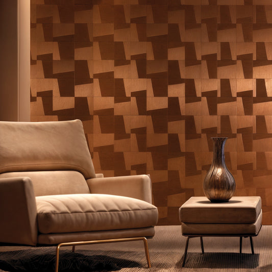 Revestimento Inox Bronze 30x30 | 3mm