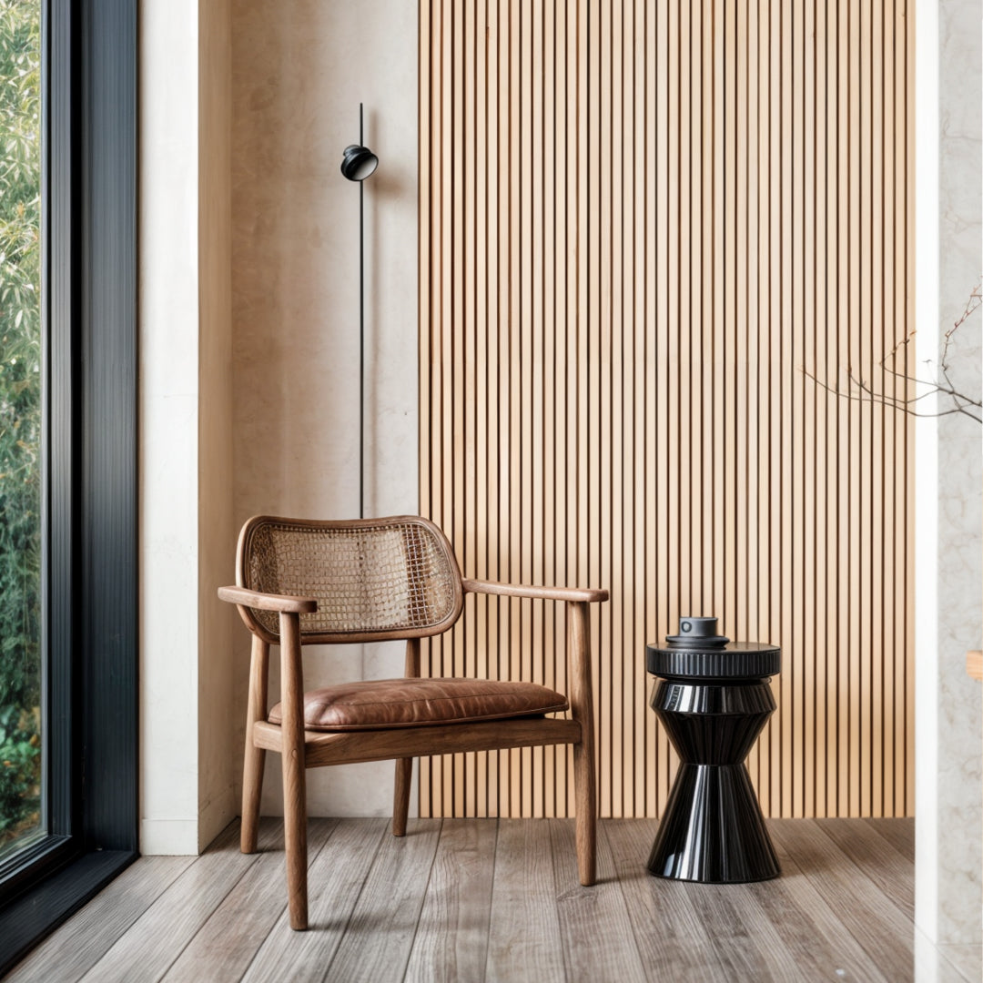 Ripado Freijó Flexível 290cm x 16,7cm x 22mm · Fibra Sintética WPC