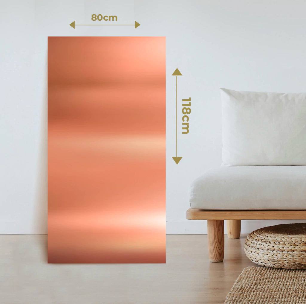 Revestimento Espelhado Bronze 5mm · Fibra de Carbono de Bambu com Efeito Metálico