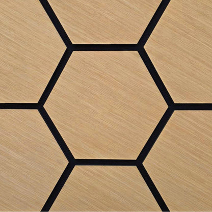Revestimento Acústico Artesanal Pinus 18mm · Poliuretano com MDF