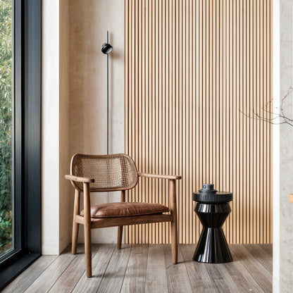 Ripado Freijó Flexível 290cm x 16,7cm x 22mm · Fibra Sintética WPC
