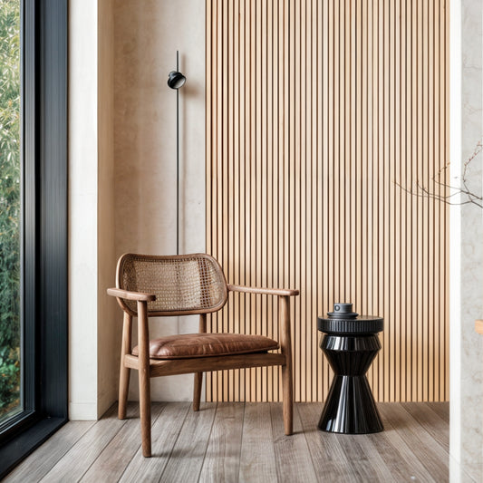 Ripado Freijó Flexível 290cm x 16,7cm x 22mm · Fibra Sintética WPC