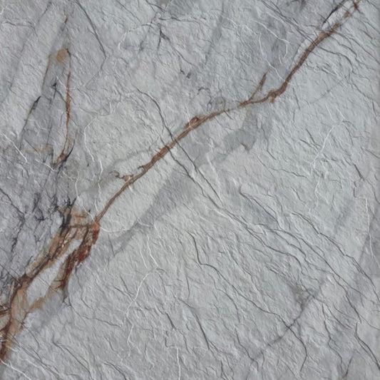 Revestimento de pedra natural flexível Athene Branco Marmorizado - 3mm de espessura - 120x60cm