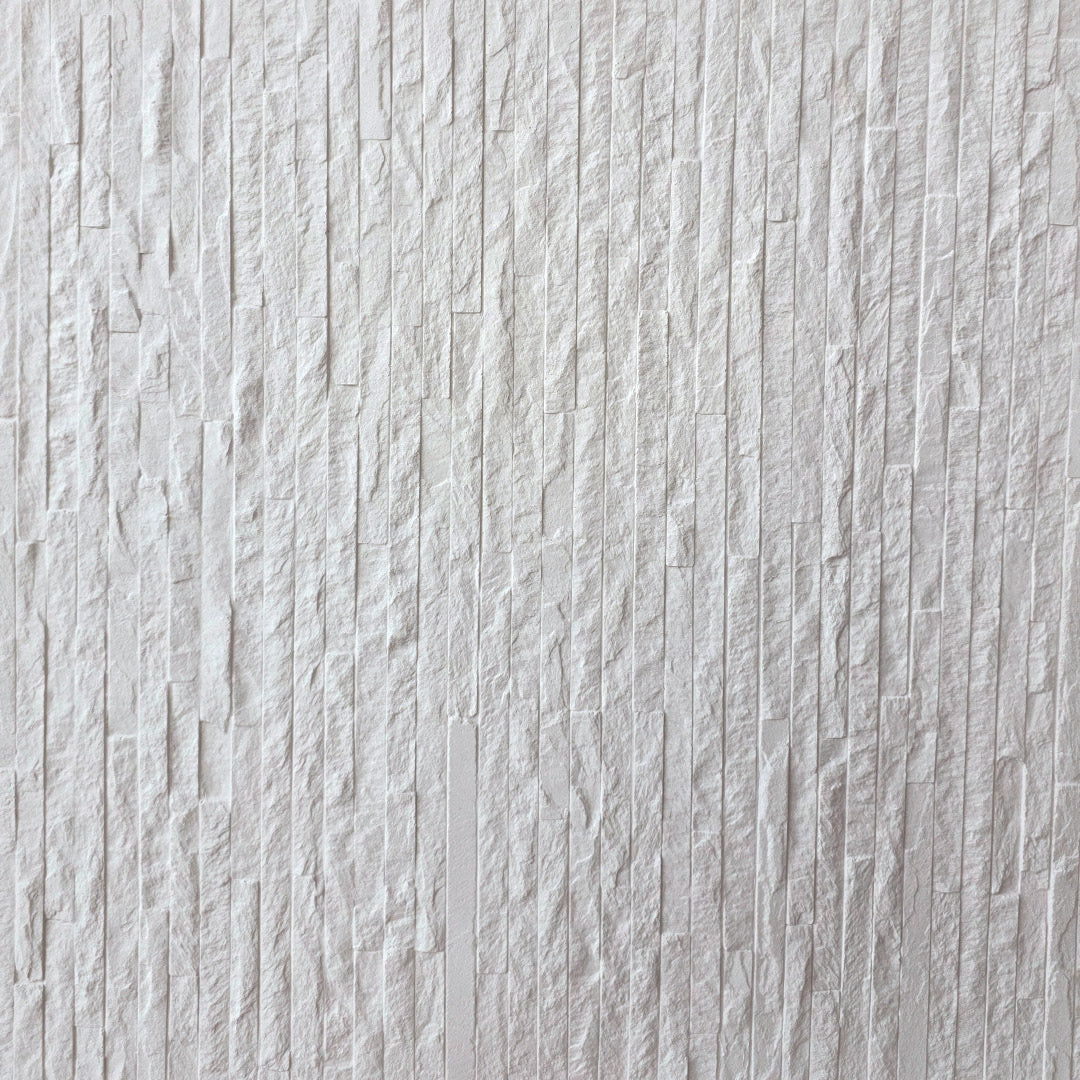 Revestimento de pedra natural Genebra Branca fléxivel - 3 mm de espessura - 60x60 cm