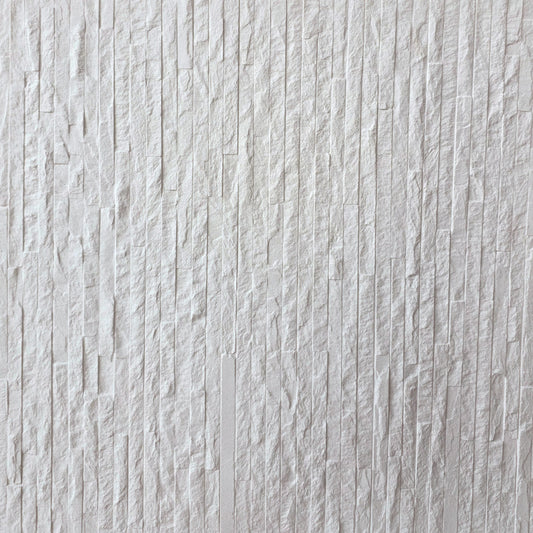 Revestimento de pedra natural Genebra Branca fléxivel - 3 mm de espessura - 60x60 cm
