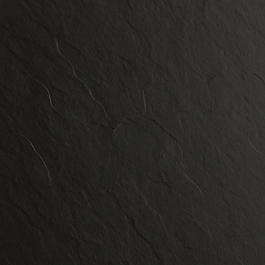 Revestimento Pedra Natural Preta 3mm · Fibra de vidro e pó de pedra natural