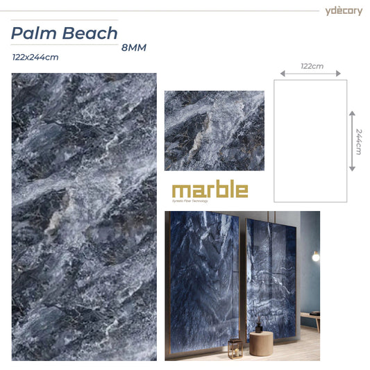Revestimento Marmorizado Palm Beach 8mm · Fibra de carbono de bambu