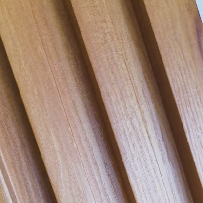 Ripado Freijó Flexível 290cm x 16,7cm x 22mm · Fibra Sintética WPC