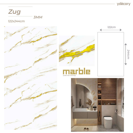Revestimento Marmorizado Zug 3mm · Fibra Sintética